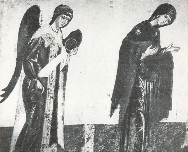 Архангел Михаил и Богоматерь. Деталь деисусного чина