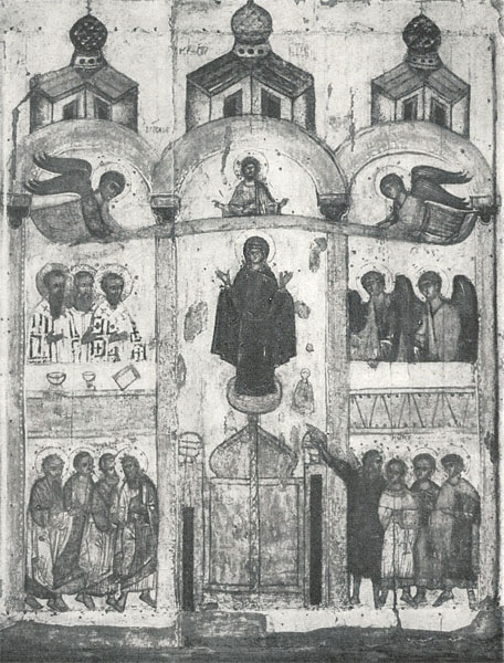 Иконы «Покров» и «Страшный суд». XVI век