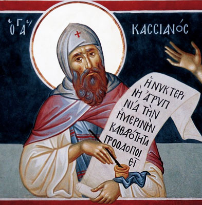 Преподобный Иоанн Кассиан Римлянин. Икона